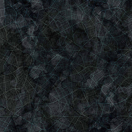 CITY HARBOR Road Map dk blue