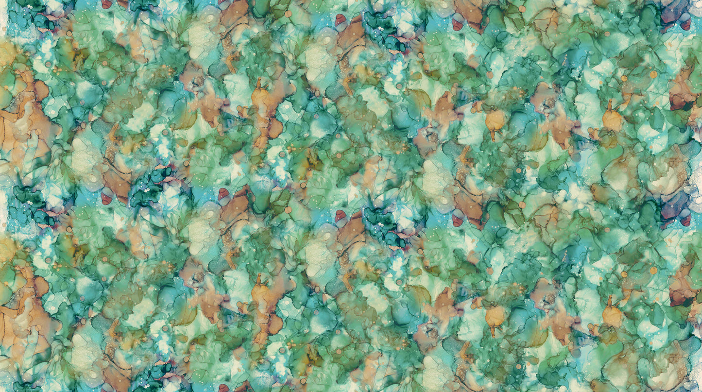 AUTUMN BREEZE Large Texture md teal