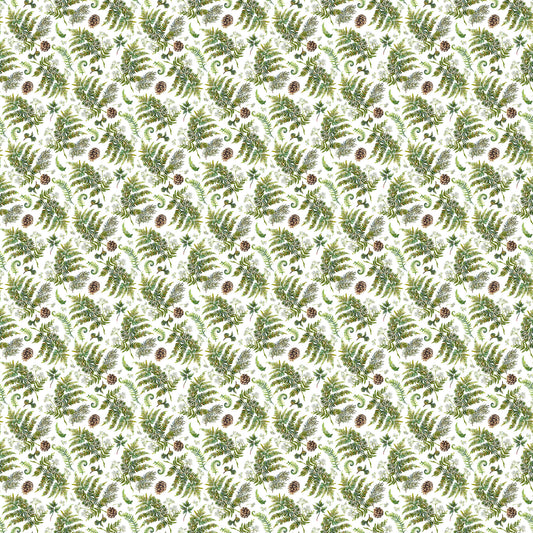 LAKESIDE RETREAT Ferns white multi