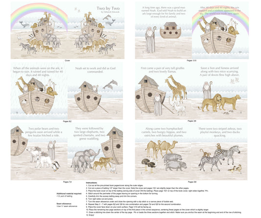 TWO BY TWO Book 36"x42" Panel