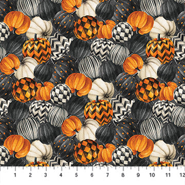 NIGHT OWL Packed Pumpkins charcoal multi