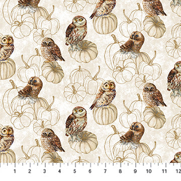 NIGHT OWL Owls cream multi