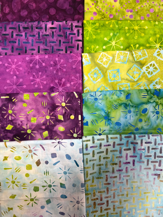 GARDEN GATE Flora 10 Fat Quarters
