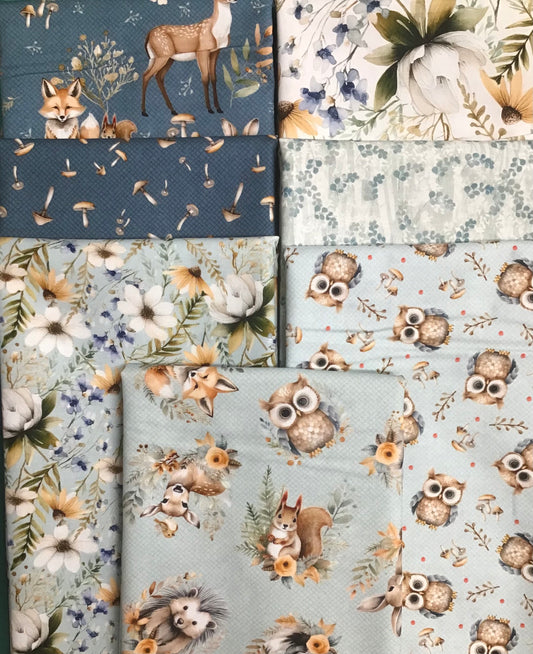 WILD AND FREE 7 Fat Quarters