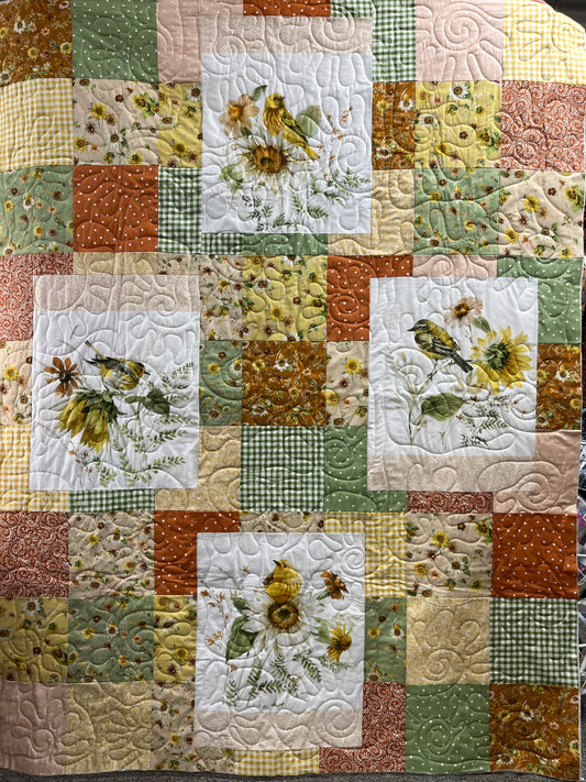 PICTURE PERFECT Sunflower Whispers 56"x72"