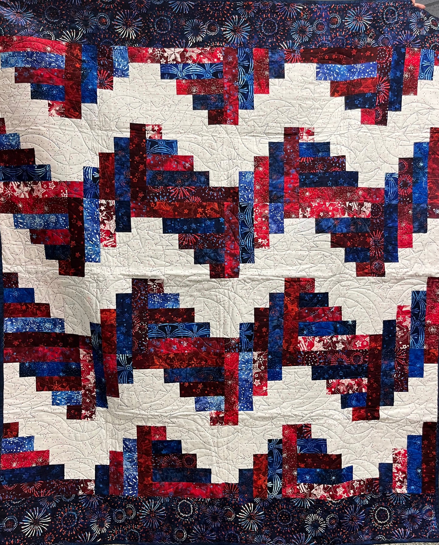 QUILT Gallant Red/White/Blue 60"x70"
