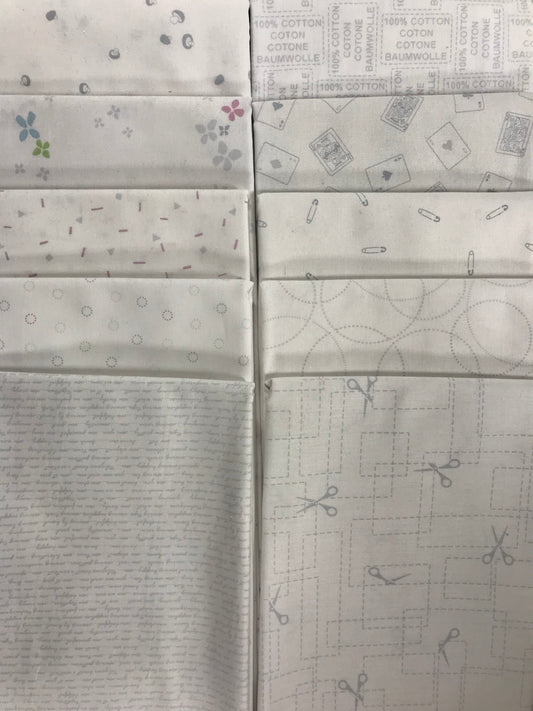 MORE SPACED OUT 10 Fat Quarters