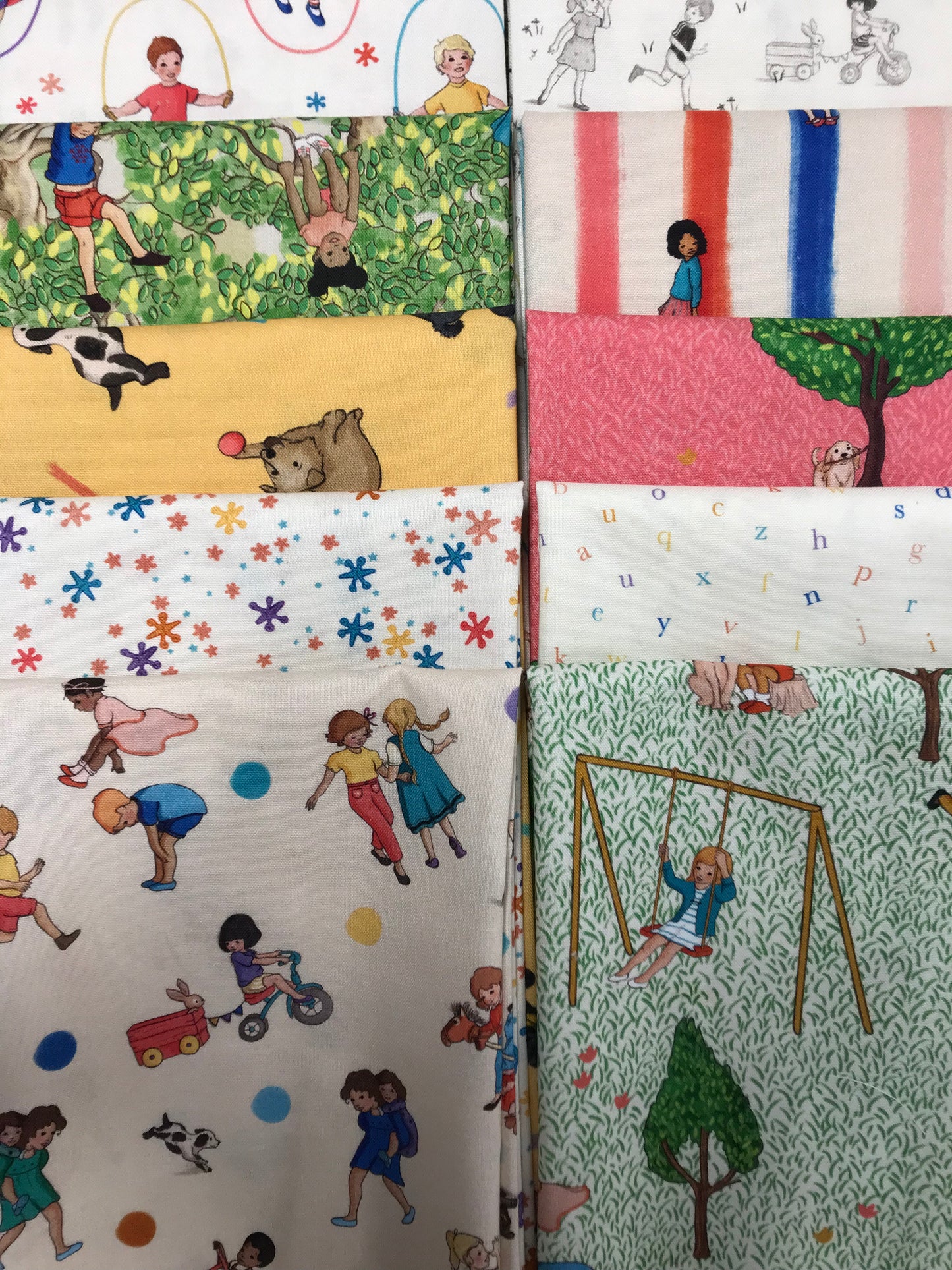 PLAYGROUND AND PARK 10 fat quarters