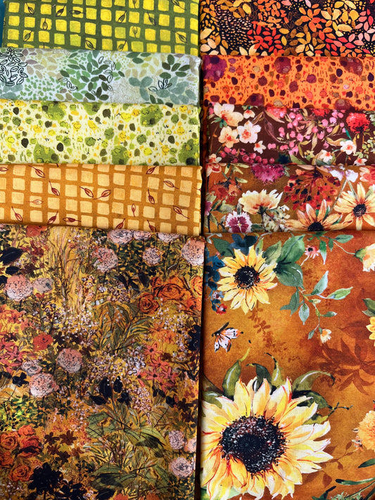 SUNLIT GARDEN Spring 10 half yards