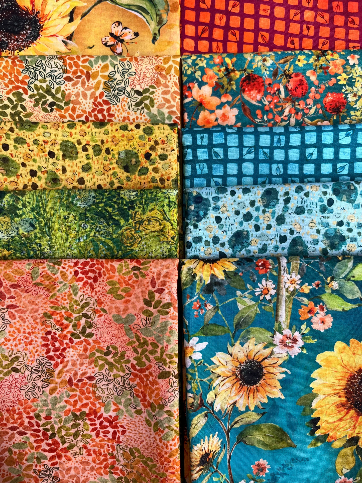 SUNLIT GARDEN Summer 10 half yards