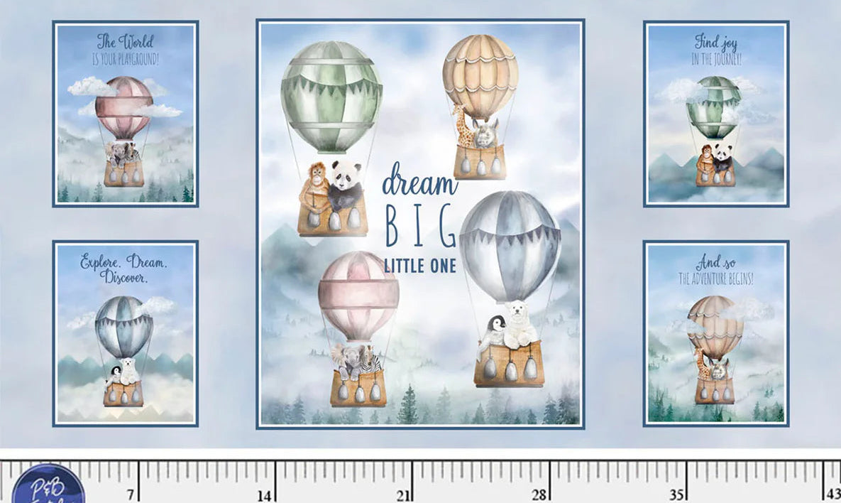 LET'S GO ON AN ADVENTURE Panel 24"x42"