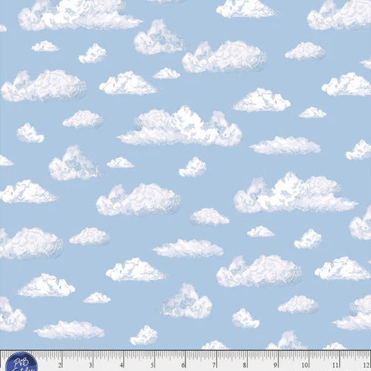 LET'S GO ON AN ADVENTURE Passing Clouds blue