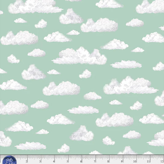 LET'S GO ON AN ADVENTURE Passing Clouds green