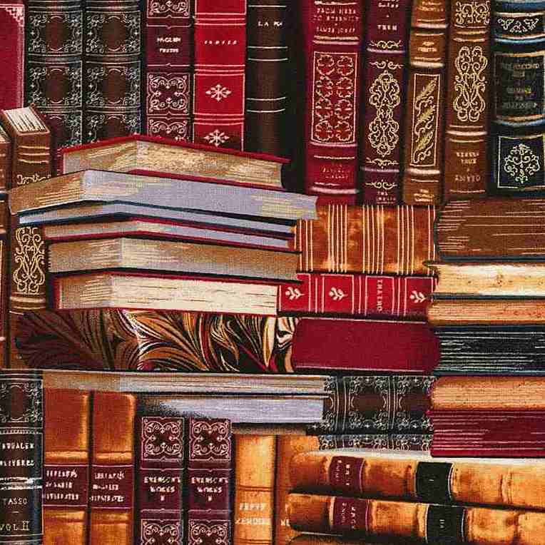 LIBRARY Books - 1 yard cuts