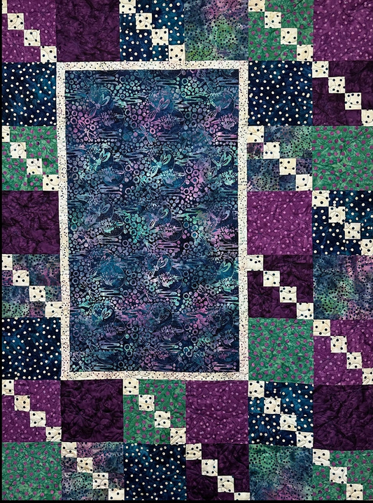Morning Spring Batik 48"x64"