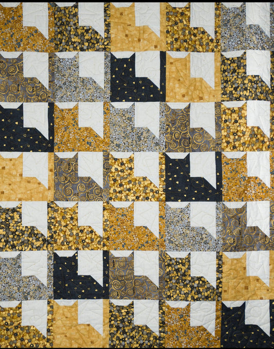 FELINE FRIENDS Klimt 45"x65"