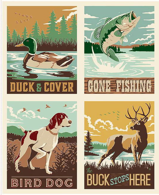 PLAID VENTURE CLUB adventure 36"x44" Panel