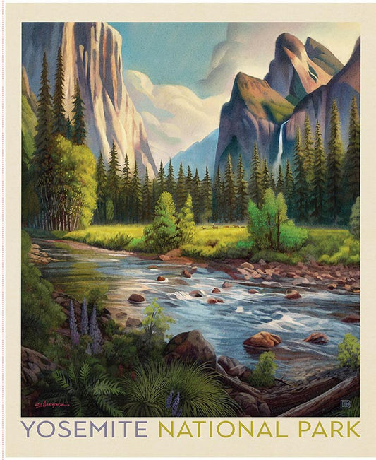 NATIONAL PARKS Yosemite Poster 36"x42" Panel