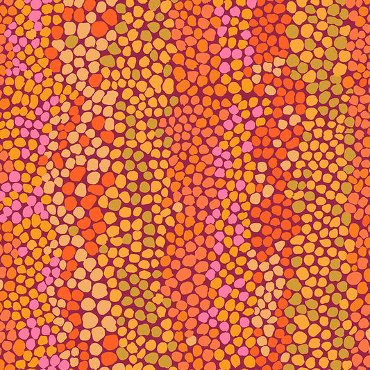 PEBBLE MOSAIC rust