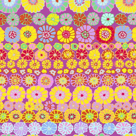 ROW FLOWERS pink