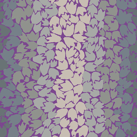 OMBRE LEAVES grey