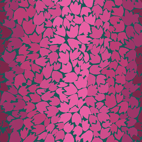 OMBRE LEAVES pink