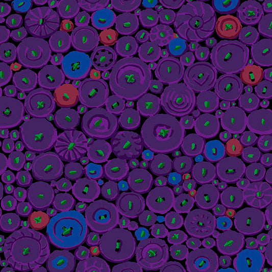 BUTTON MOSAIC purple