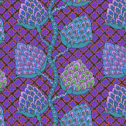 PAISLEY FLOWER blue