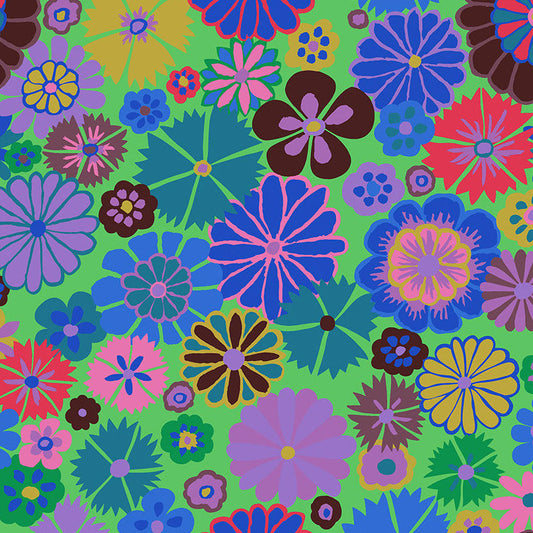 FOLK FLOWER blue