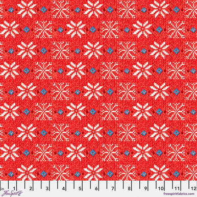 SNOW DAY Winter Sweater red