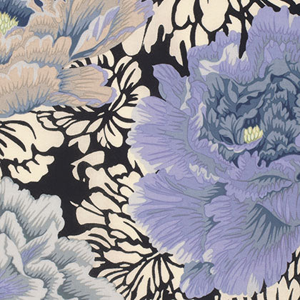 BROCADE PEONY grey