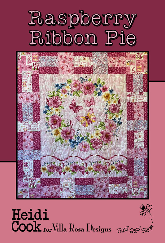 RASPBERRY RIBBON PIE