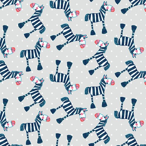 SILLY SAFARI Zebra grey