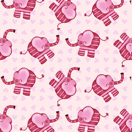 SILLY SAFARI Elephants pink