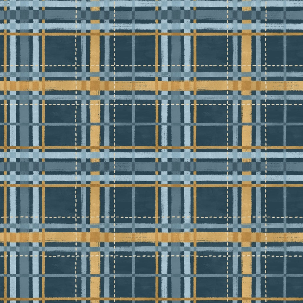 HARVEST DELIGHT Plaid blue