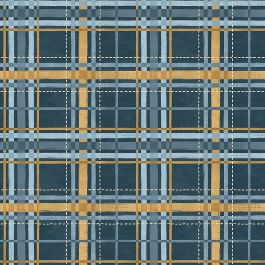 HARVEST DELIGHT Plaid blue