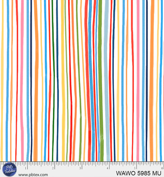 WHAT A WORLD Multi Stripe