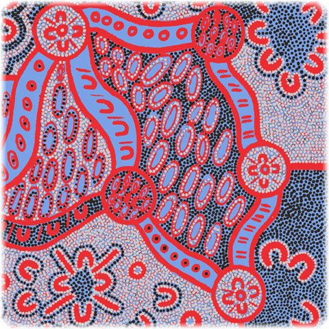 AUSTRALIAN Women Dreaming 2 blue