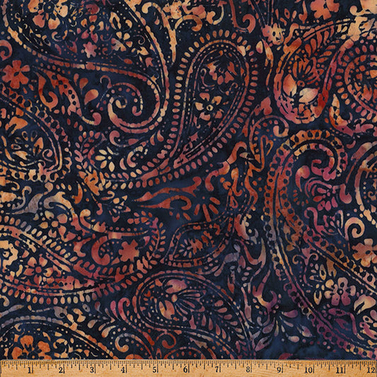 CLEAR SKIES Bali Batik Paisley fall