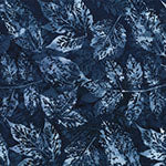 CLEAR SKIES Bali Batik Xray Leaves liquorice