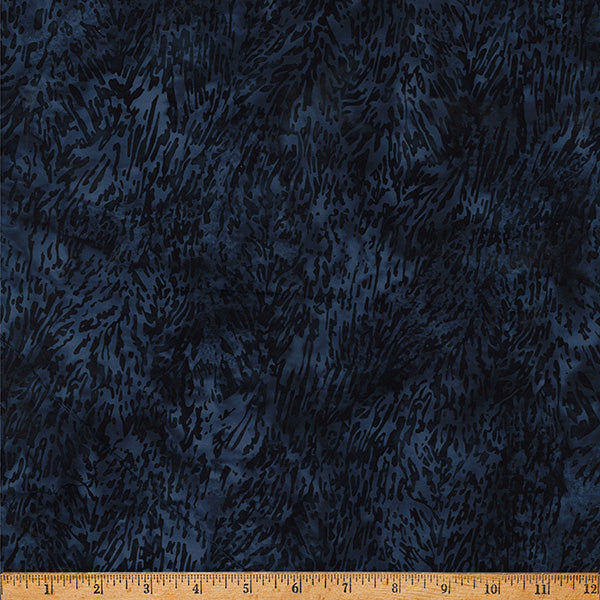 CLEAR SKIES Bali Batik Fur midnight