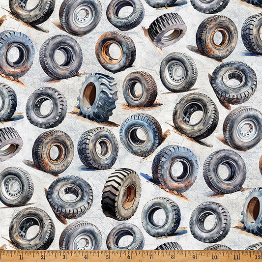 HAMMER DOWN Tires Light Gray