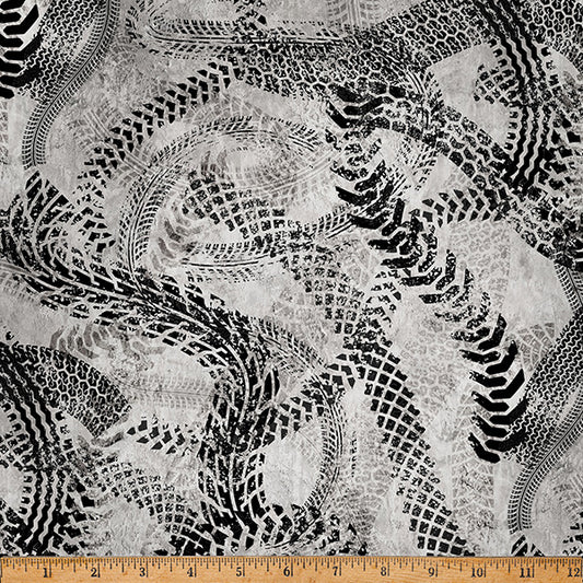 HAMMER DOWN  Tire Tracks Gray