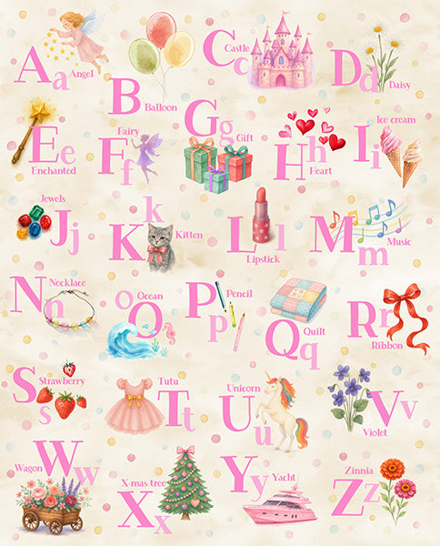 THINGS THAT GO A TO Z Panel 36"X42" papyrus