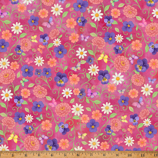 THINGS THAT GO A TO Z Floral zinnia