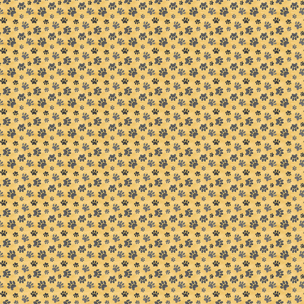 HOMEBODIES Paw Prints gold