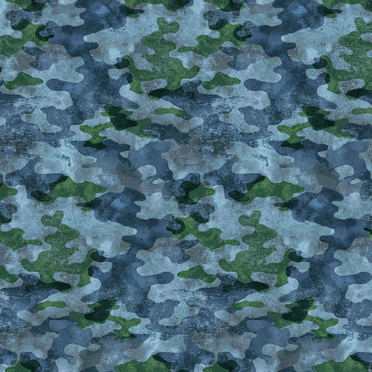 FLANNEL GREAT OUTDOORS Camo blue