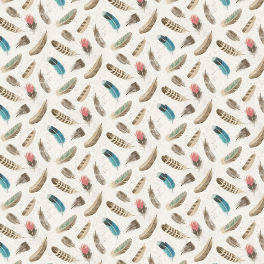 BIRD STUDY Feathers light cream