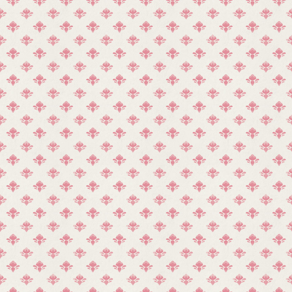 BIRD STUDY Stamp coral