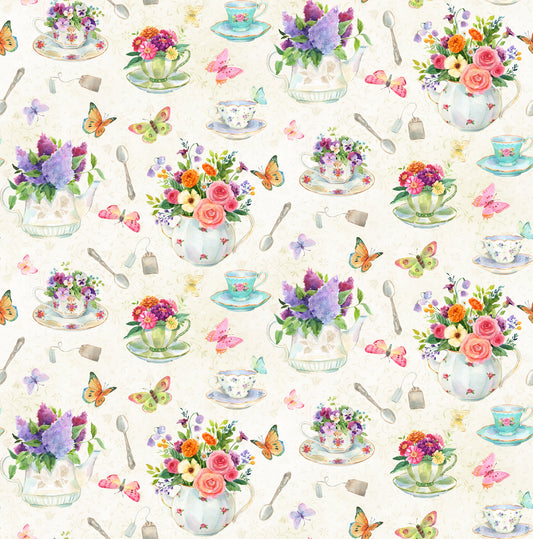 SECRET GARDEN Tea Pots natural